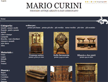 Tablet Screenshot of mariocurini.com